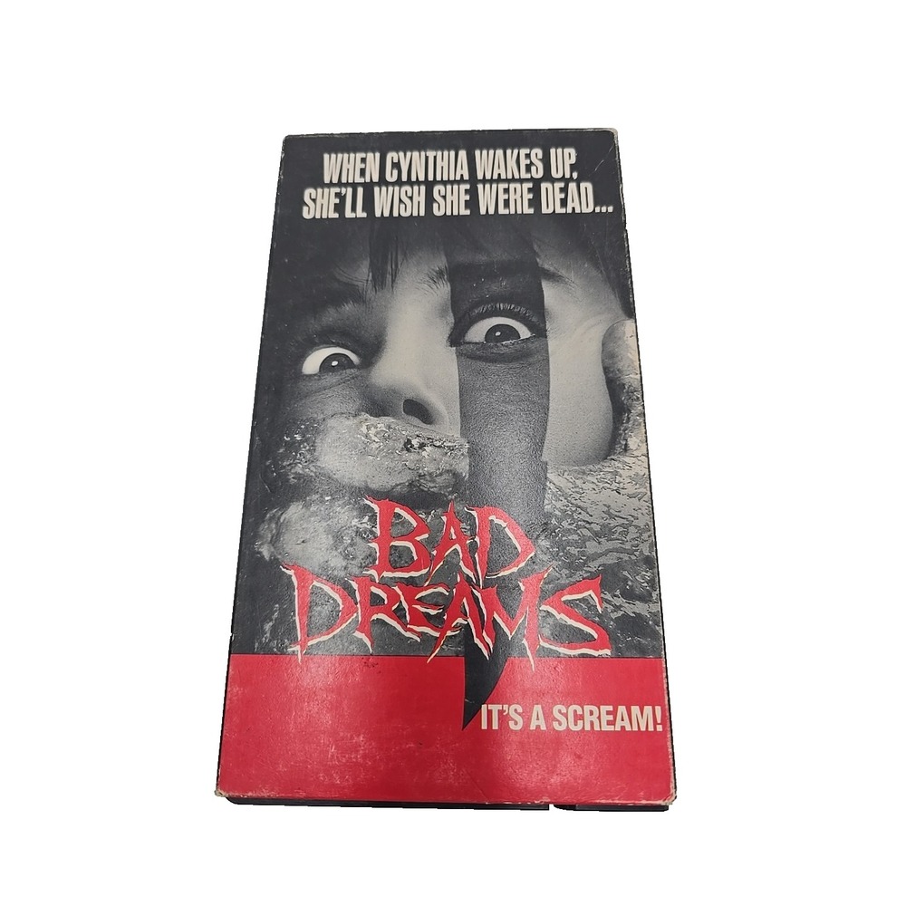 Bad‎ Dreams VHS Horror Movie 1988 CBS FOX Video Sealed
